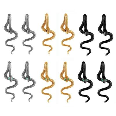 Detachable Snake Earrings: Hip Hop Halloween Dark Studs for Women