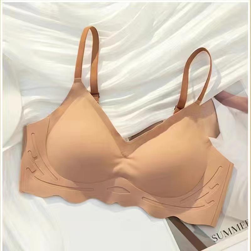 Women Wireless Seamless Breathable Thin Comfortable Beauty Back Sports Sleep Bra