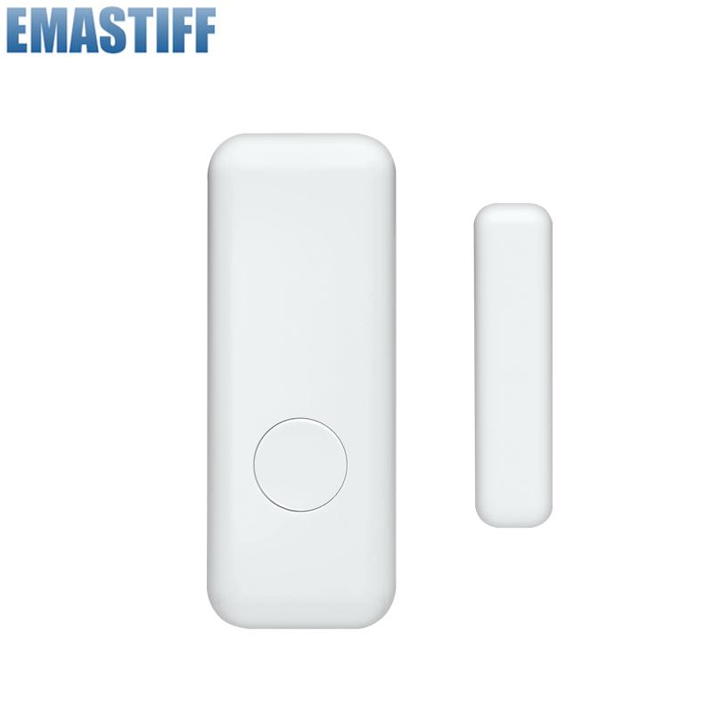 

433 МГц проводной датчик двери, окна, детектор для Tuya Wi-Fi, GSM, домашняя система безопасности, умный датчик зазора для обнаружения открытой двери