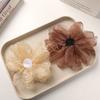 Crystal Decoration Fabric Flower Corsage Beaded Flower Flower Applique  Wedding Dress Suit