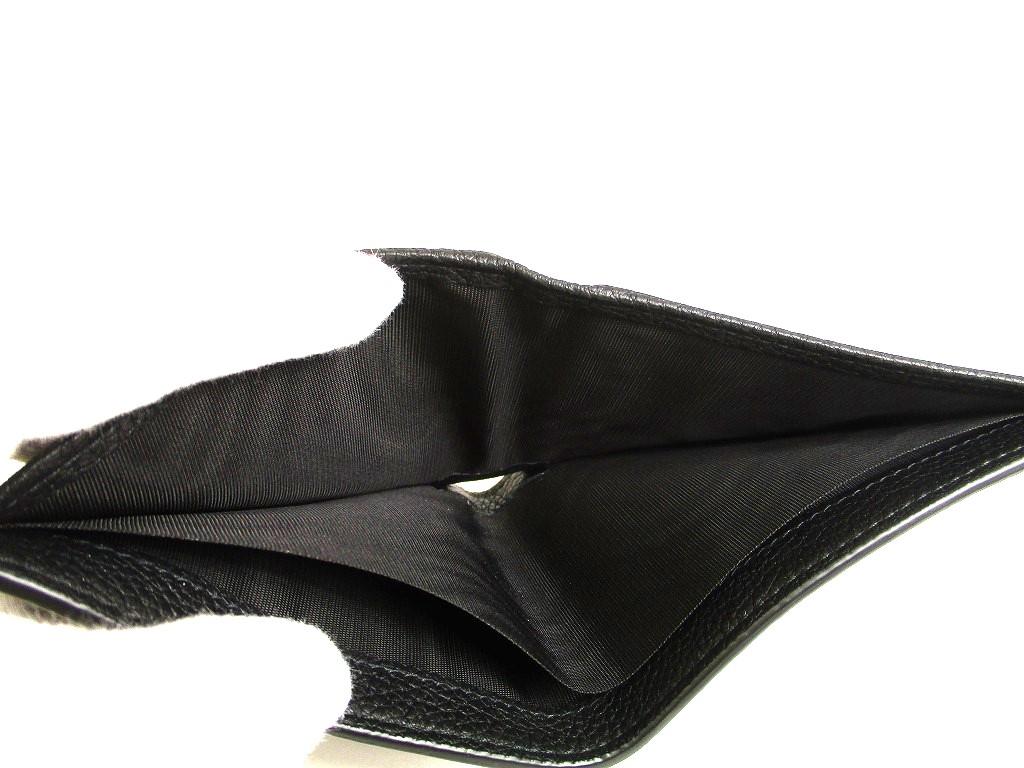 Autentická peněženka GUCCI Vintage Logo Black Leather Bifold Bill Wallet #9711 Repasované