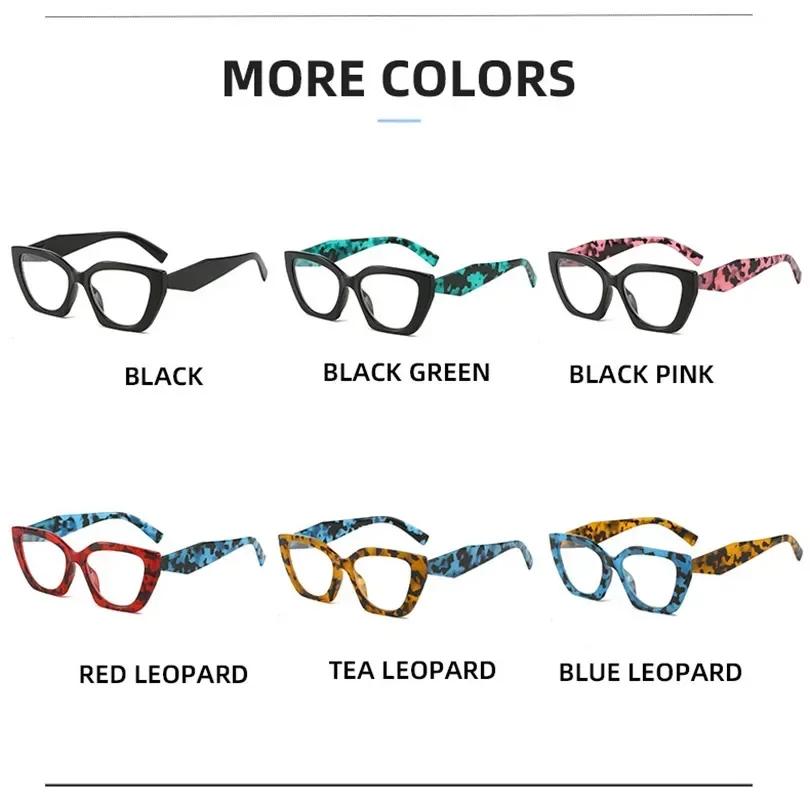 New Cat Eye Optical Glasses Women Far Sight Prescription HD Reading Anti Blue Light Computer Eyeglasses Luxury