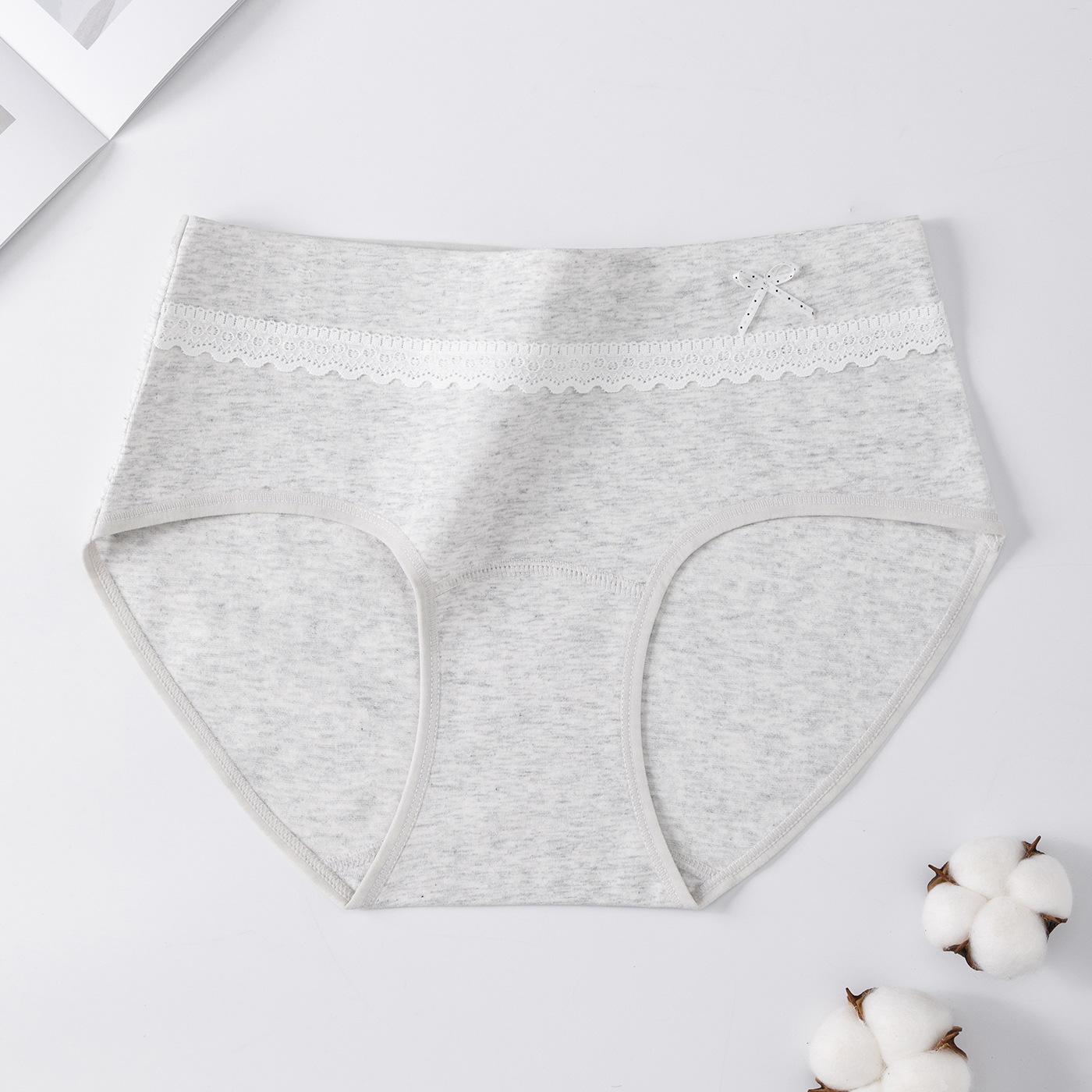 

Ladies Spring and Summer Cute Baby Cotton 10A Antibacterial Extended Crotch Skin Friendly Briefs L