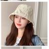 Cotton Pleated Bucket Hat For Fall Winter Fashion Women