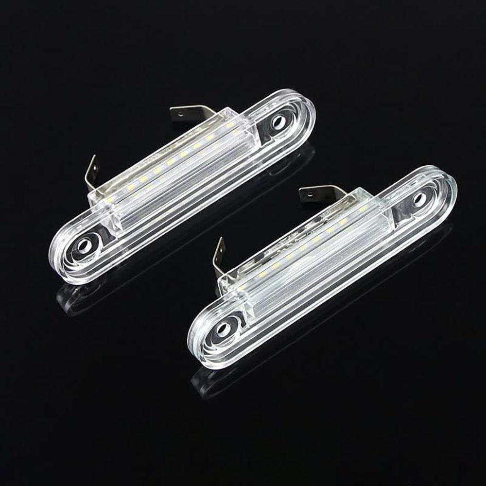 1Pair LED License Plate Light A1248200256 for Mercedes-Benz W124 W201 W202