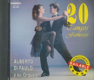 CD ALBERTO DI PAULO Y SU ORQUESTA - 20 Διάσημα Τάνγκο MAGENTA88080 MAGENTA Όχι Ιαπωνία Παγκόσμια Μουσική Μεταχειρισμένο