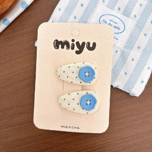 Autumn Retro Coffee Color Love Bow Hairpin Temperament All-match Children's Hair Accessories Side Bangs Hairpin Headdress