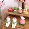 Cherry Blossom Cat Resin Craft With Cute Cat Figurine For Collectors And Gift Ideas