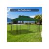 Toit de pavillon - MUVOE - 3x4m - Polyester - Vert - Aération optimale