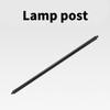 Aluminum Camera Extension Rod with Double 1/4Inch Male Threads for DSLR, Action Cameras