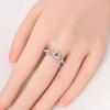 925 Sterling Silver Rings Sun Moon Stars Sparking Popular Wedding Ring Certified Women Engagement Jewelry Anniversary Gifts