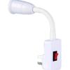 LED Superhelle Energiesparende Einsteck-Nachtleuchte mit Schalter - Schlafzimmer Wand-/Nachttischlampe