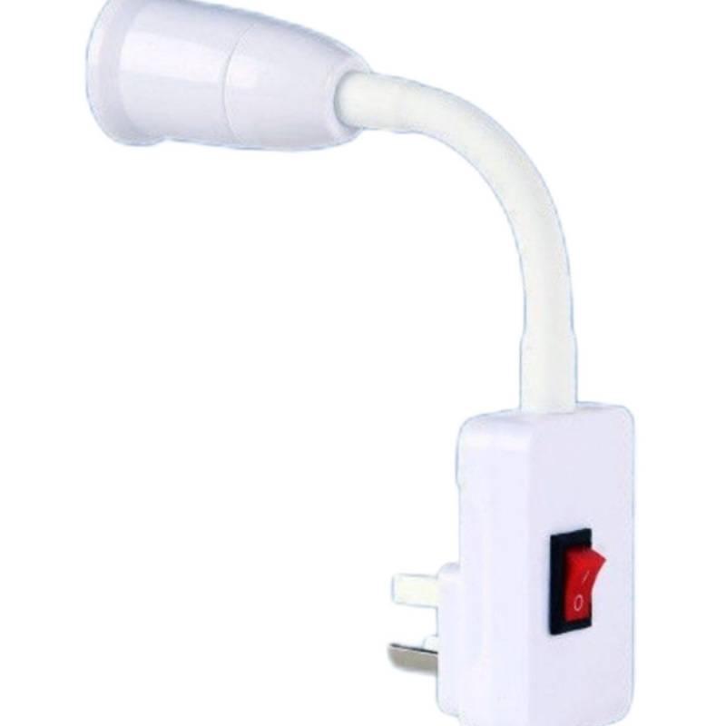 LED Superhelle Energiesparende Einsteck-Nachtleuchte mit Schalter - Schlafzimmer Wand-/Nachttischlampe