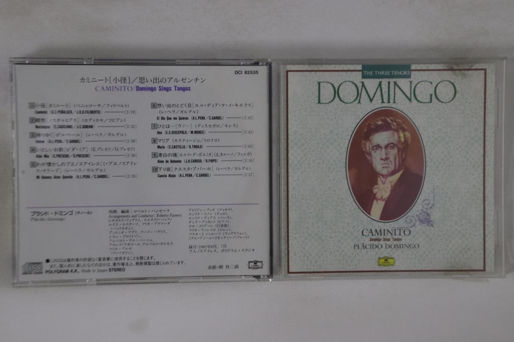 CD PLACIDO DOMINGO - Domingo DCI82535 POLYGRAM 1982 Japan Classical Used