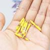 5Pcs Dollhouse Miniature Pattern Style Ball-Point Pen Model Toys For Doll Study Room Learning Scene Accessories