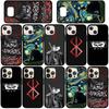 Husă Telefon pentru Samsung Galaxy S25 S24 S23 iPhone 16 15 Xiaomi Redmi Note 14 13 12 16E X 11 Pro Max OPPO Moto G85 Huawei A15Berserk Guts Husă Desen Animat