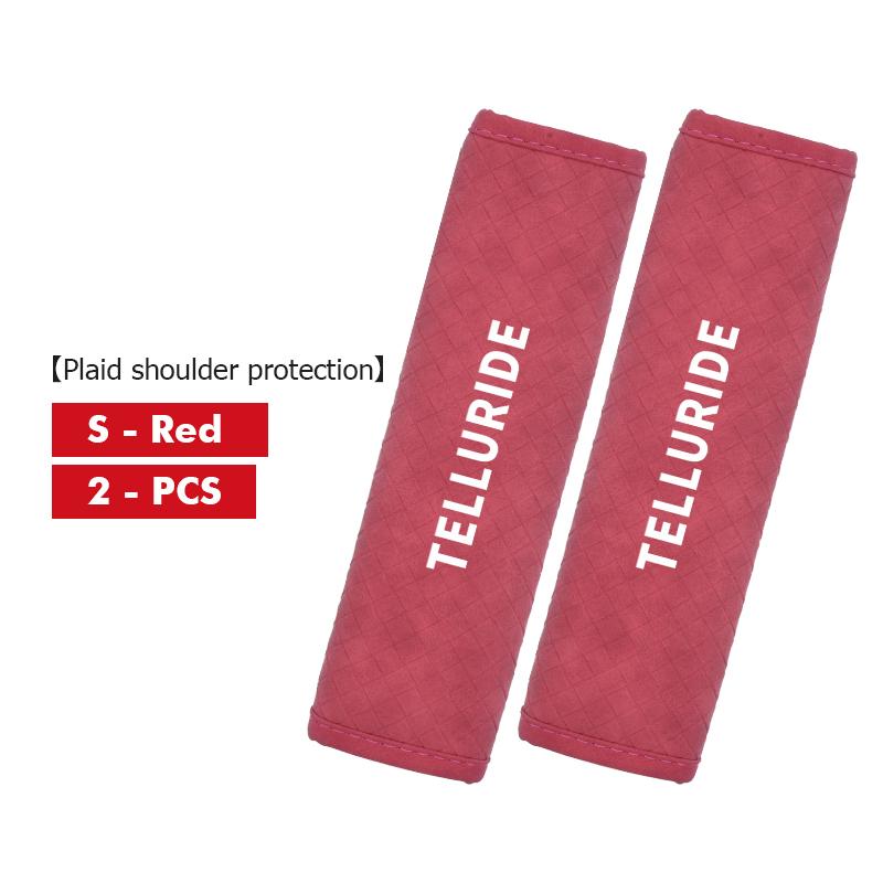 AANO1 Car Styling Seatbelt Shoulder Pad Safety Shoulder Protector Cover For KIA Venga Sedona Forte Stonic Picanto Sorento Stinger