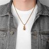 Simple Personality Fashion Sports Fitness Boxing Gloves Necklace Men and Women Necklace Pendant Hip-hop Punk Party Jewelry Gifts