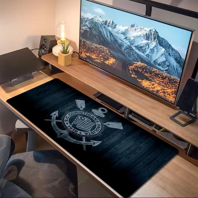 SC Corinthians Paulista Print Cushion Non-slip Laptop Tablet Big Mousepad XXL Mat Mini PC Playmat With Lock Edge