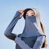 Dustproof Ice Silk Mask UV Protection UV Protection Veil Summer Sunscreen Face Cover  Fishing