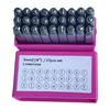 3mm Letter Number Punches Metal Handle Leather Stamper Embossing Tool Leather Stamping Tool For Leather Jewelry Crafting