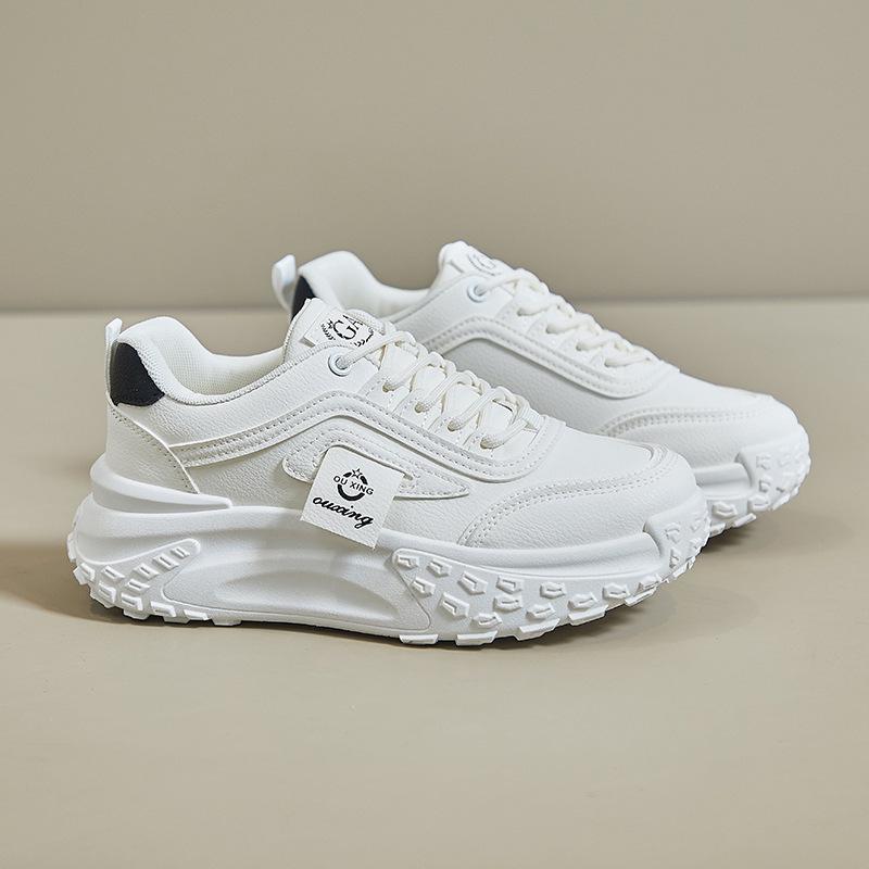 

ins platform dad shoes spring new street shot student running sports shoes increase height casual Q 40 белый