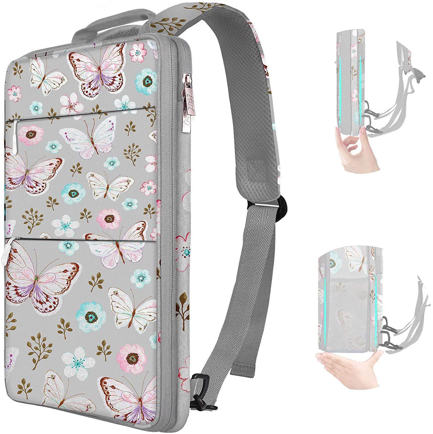 

Ультратонкий расширяемый рюкзак для ноутбука с USB для деловых поездок 15-16 inch разноцветный