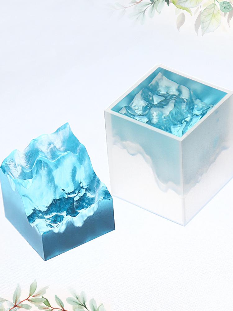 Mountain Peak Broken Silicone Mold Resin Jewelry Make Mould Epoxy Craft DIY ToWH