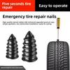 20pcs Vacuum Tyre Repair Nail Tire Puncture Screws Motorcycle Fitting Set Tubeless Wheel Repairs Punctures Kit Patches
