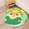 Alvin and the Chipmunks Printed Round Rug Carpet Chair Rug Area Rug Entryway Doormats,for Office Chair Living Room Bedroom Kitchen Room.
