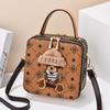 2025 New Fashion Design Leather Women's Bag Lady Commuter Small Square Bag Hard Box Crossbody Handbag Fashion Evening Bags Women