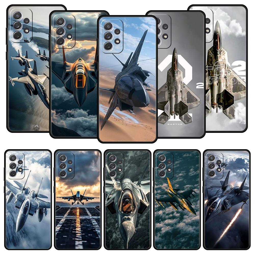Aircraft Helicopter Airplane Case for Samsung A51 A71 A21S A17 A11 A15 A25 A23 A33 A53 A73 A07 A03S A05S A13 A35 A55 5G Cover