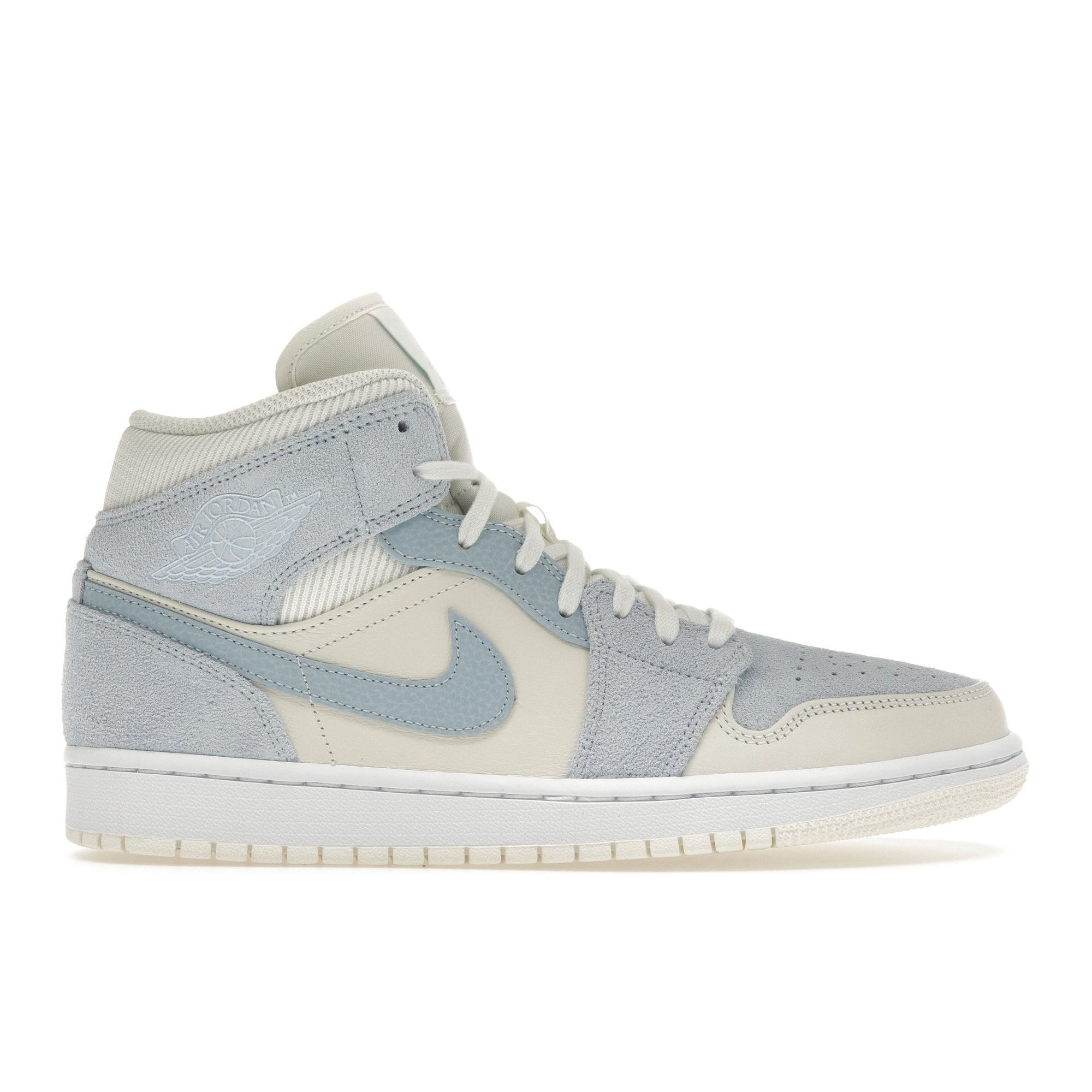 

Air Jordan 1 Mid SE Sail Голубые кроссовки унисекс DA4666-100