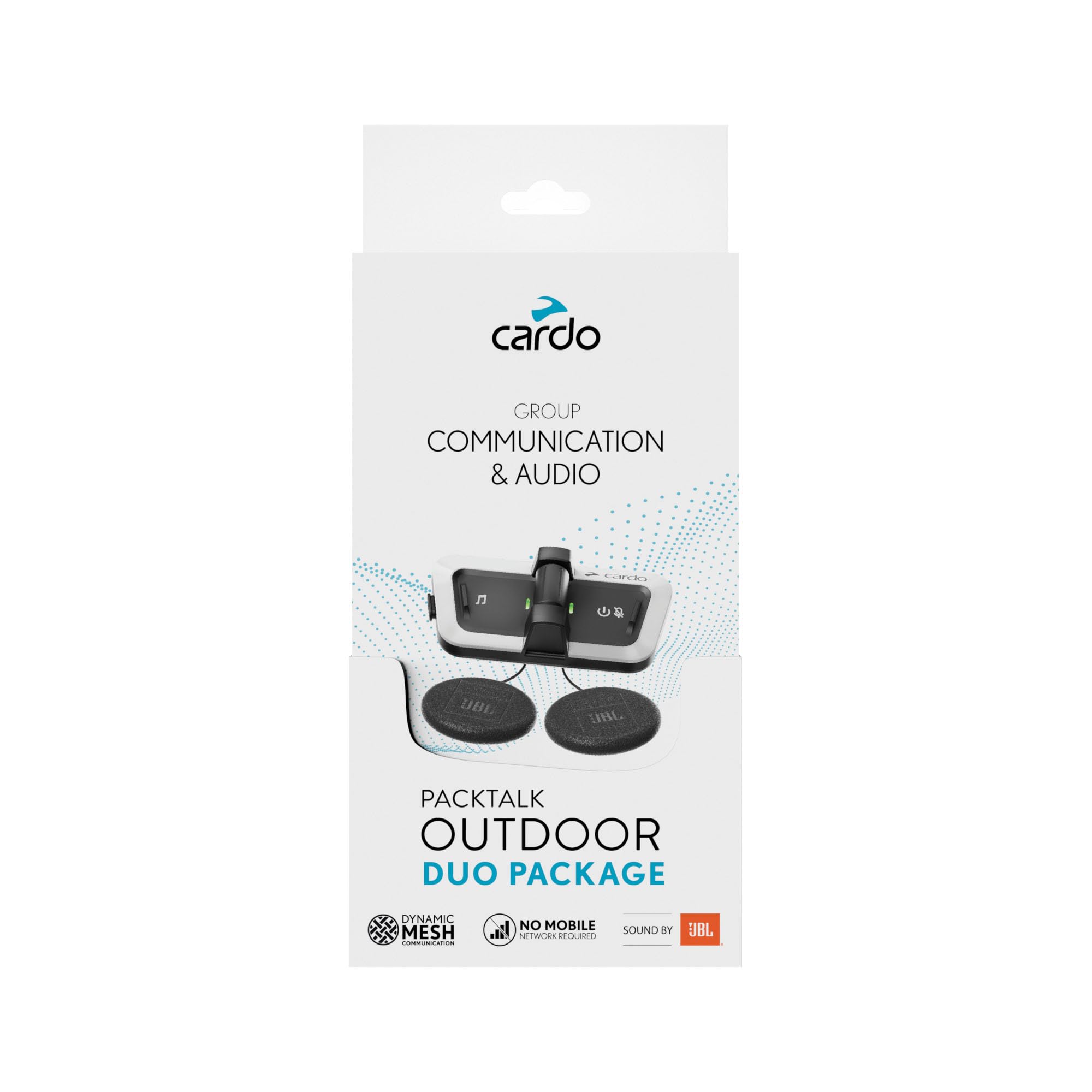 

Cardo PACKTALK OUTDOOR Intercom Set of (White, 2) білий
