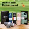 500ML Stainless Steel Thermal Water Bottle Vacuum Flask Gift Set Office Business Style Thermos Bottle Outdoor Hot Insulation Cup