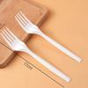 Zhishi 7-Inch Disposable Corn Starch Forks, Bulk 1000 Count