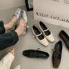 Silver Single Shoes Women's 2025 New Summer Shallow Mouth French Beautiful Not Tired Feet Mary Jane Women's Shoes with Skirts
