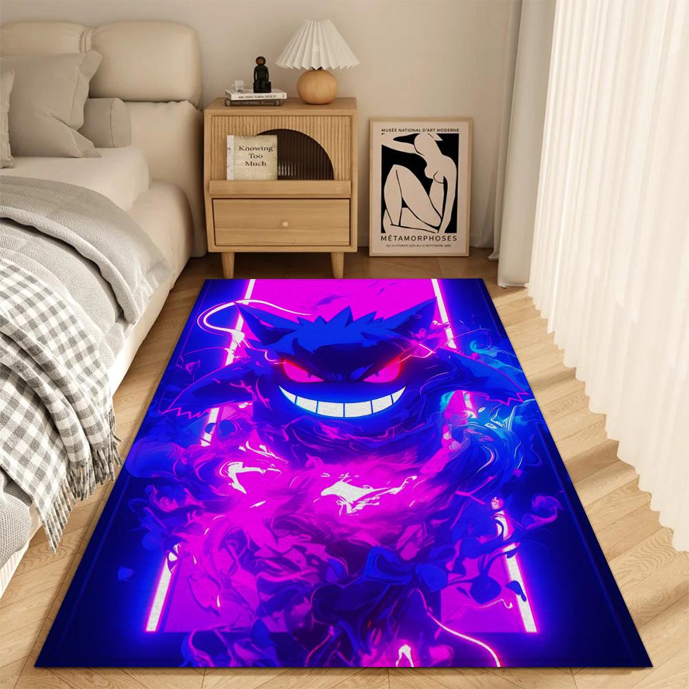 Fashion Entrance Mat Living Room P-Pokemon Rugs Decoration G-gengar Floor Mats Kitchen Carpet Balcony Doormat Front Door Bath