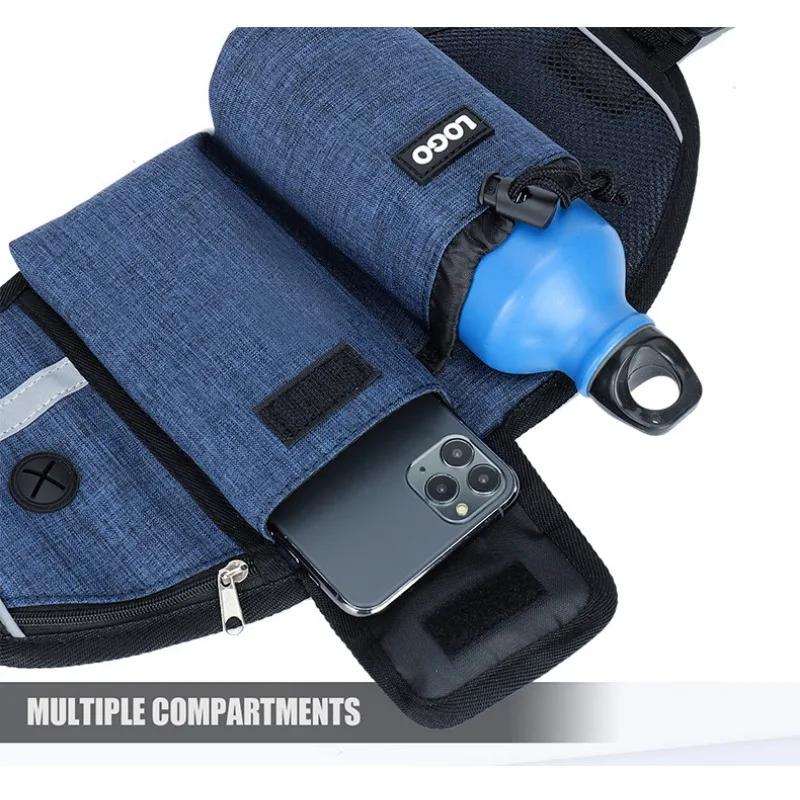

Dog Walking Bags Training Pet Treat Bag Hands-Free Candy Pouch Bungee Leash Dog Feed Bowls Storage Water Cup