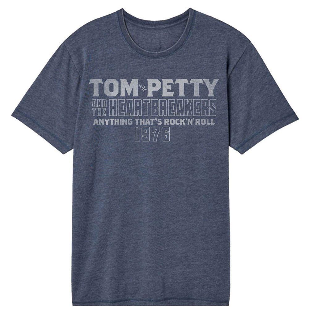Tom Petty Stacked Text Vintage Wash Music Shirt