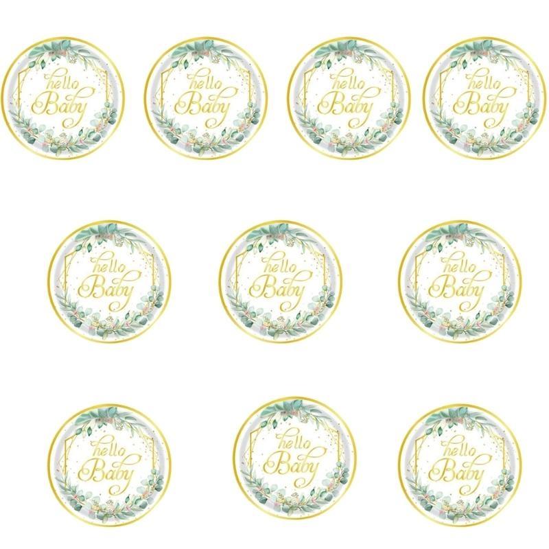 Disposable Party Plates Kids Birthday Party Napkins for Baby Showers Birthday