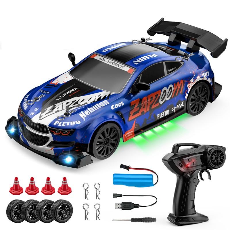 4WD RC Drift Car 1:24 2.4GHz Limited Edition - LED Lights Stunt Drift High-Speed Racing Car Boy Toy Gift