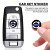 Car Remote Key Sticker Aluminum Emblem Decoration Decal For Volvo XC90 XC60 XC40 V40 V50 V60 S40 S50 S60 S70 S80 S90 240 C70 FN Vnl Truck