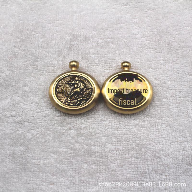 

Брелок-гироскоп с изображением зодиака из чистой латуни