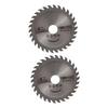 2Pcs 4x30T Circular Saw Blade Woodworking Cutting Disc for Carpentry Home Improvement 105mm