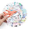 50-Pack Trendy Waterproof Airplane Stickers for Suitcases & Laptops