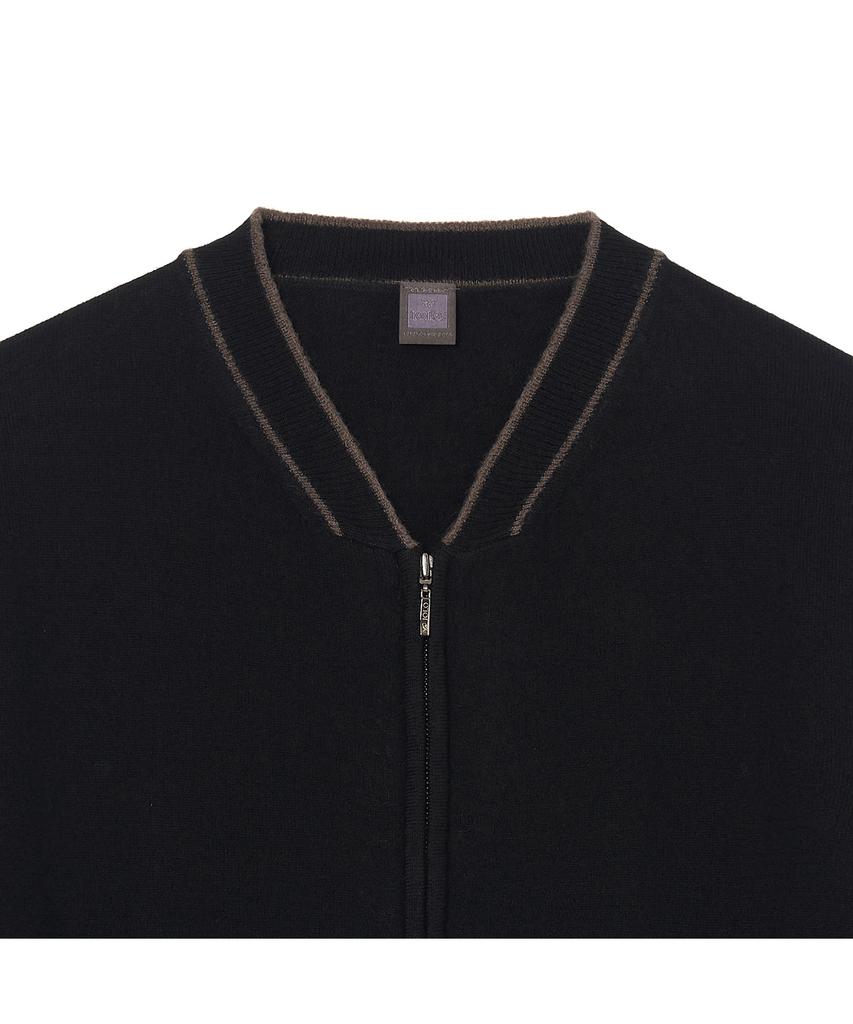 Iolo Bomber Line Zip-Up_Black