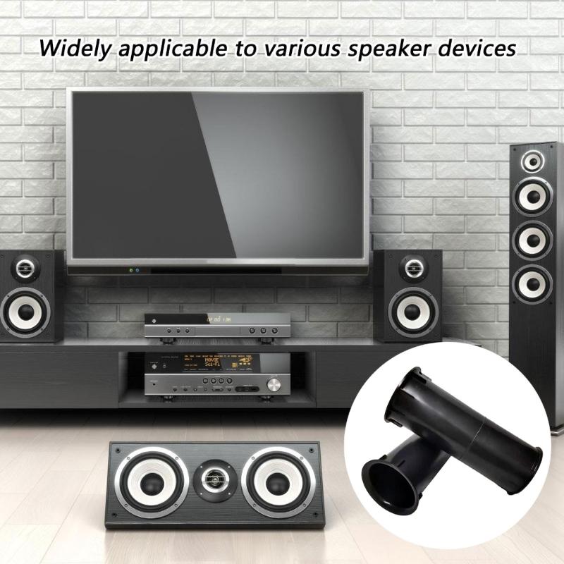 Durability ABS Extended Bass Port Tube for Subwoofer Bass Boost Portable User Friendly Construction Universal Fit