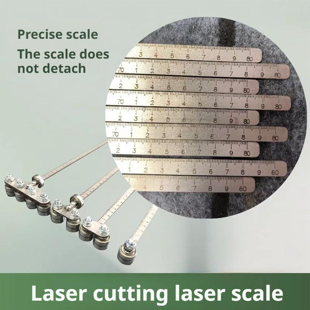 Upgrade Single/Double/Inline Bearing Circular Saw Guide Ruler Electric Saw Positioning Caliper Multi-Purpose Woodworking Tool