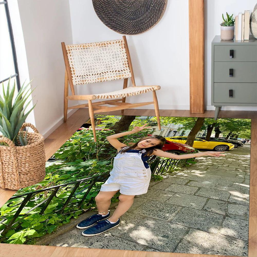 Customize Photos Personalized Image Area Rug Perfect for Balcony Dormitory Game Room Kitchen Antislip Carpet Decorate Offices Spiritual Gift